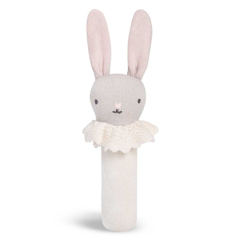 Avery Row Rattle - Blushing Bunny image number 0