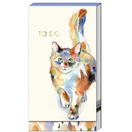 Punch Studio Calico Cat Foldover Notepad