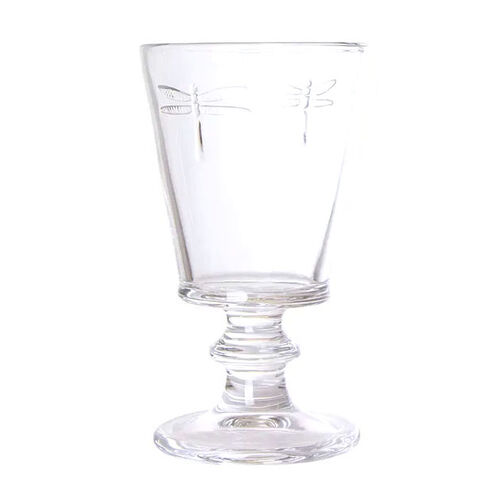 French Country Dragonfly Wine Goblet