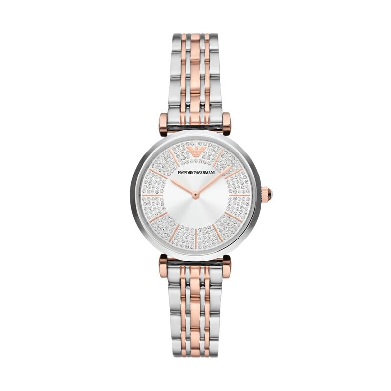 Emporio Armani Two-Hand Two-Tone Stainless Steel Watch AR11537 image number 0