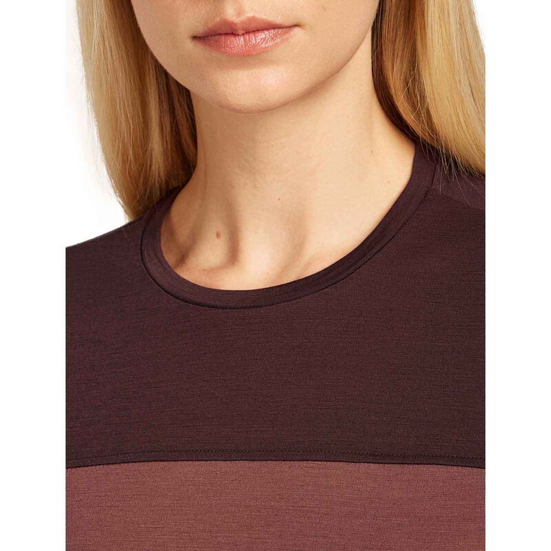Icebreaker Womens Merino 125 Cool-Lite Sphere III SS Tee Colour Block image number 2