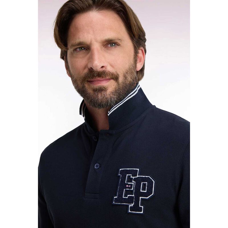Eden Park Paris Long Sleeve Polo Shirt image number 2