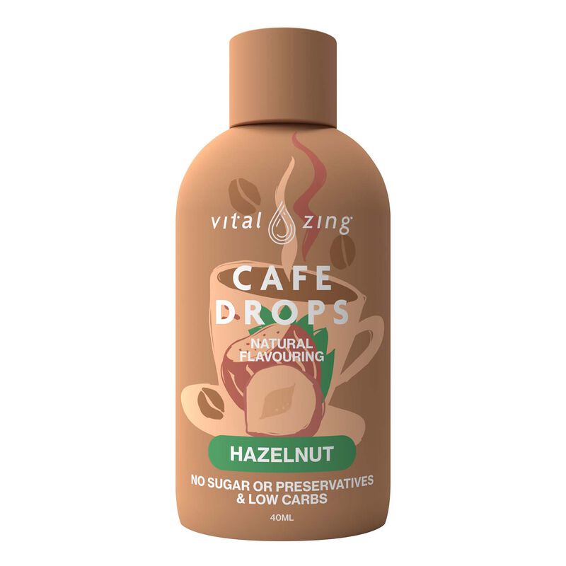 Vital Zing Caf&eacute; Drops Hazelnut 40ml image number 0
