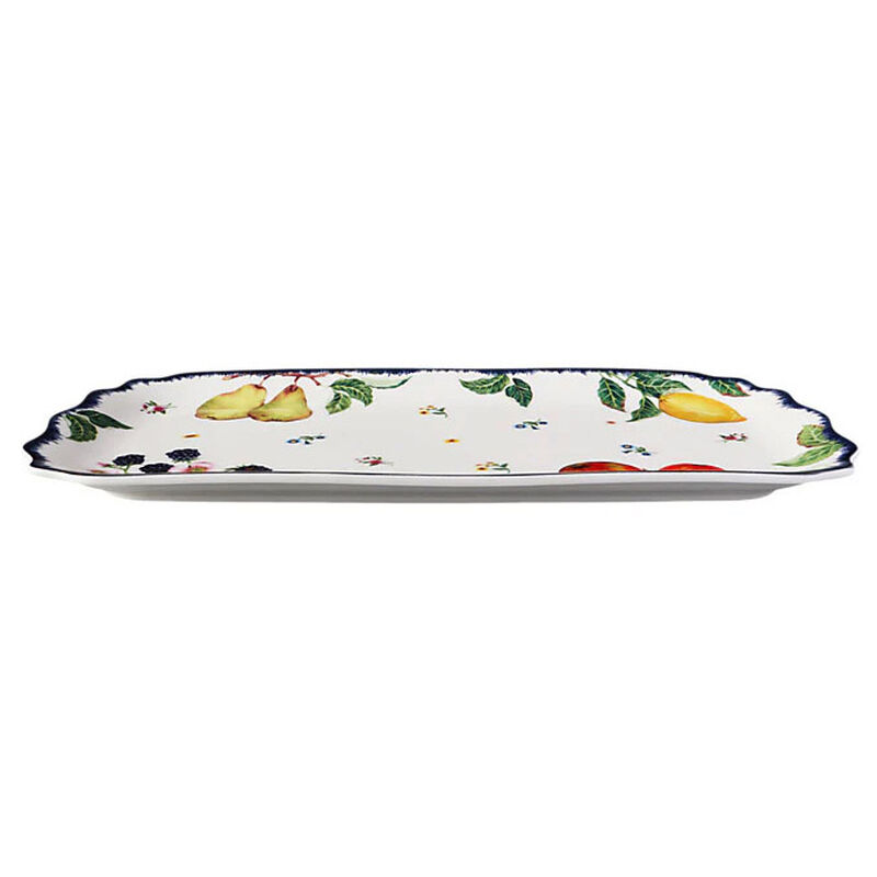 Casa Domani Frutta Scallop Oblong Platter 30.5x15cm Gift Boxed image number 1