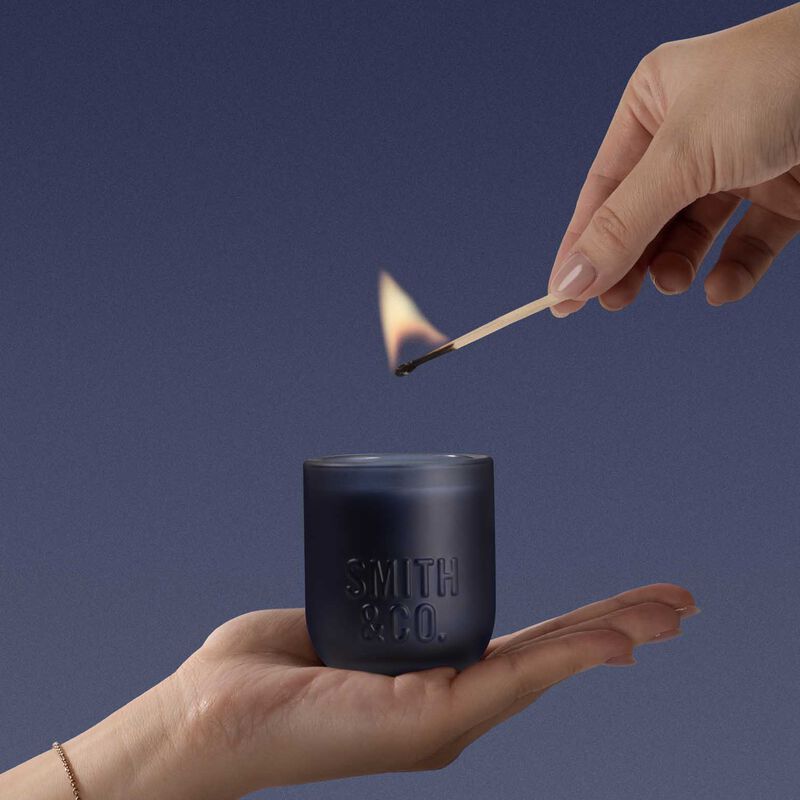 Smith & Co. Smoked Suede & Bergamot Scented Candle 80g image number 1