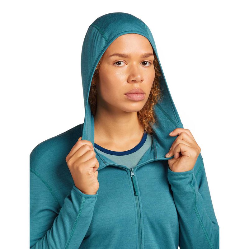 Icebreaker W Merino 360 RealFleece Elemental LS Zip Hoodie image number 2