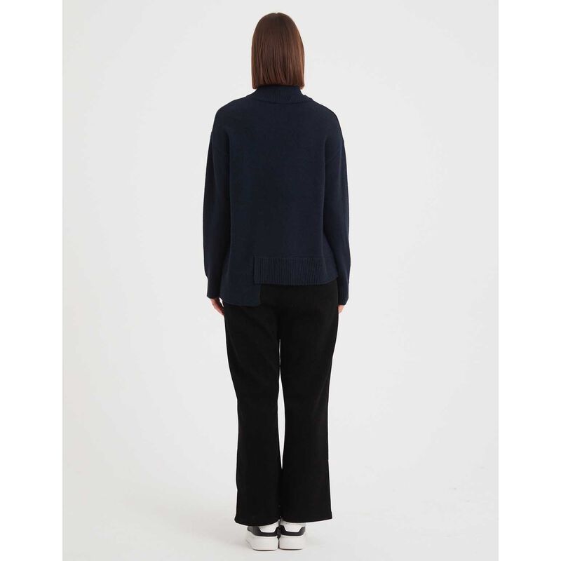 TIRELLI Asymmetric Hem Knit Jumper image number 1