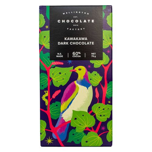 Wellington Chocolate Factory Kawakawa Dark 75g