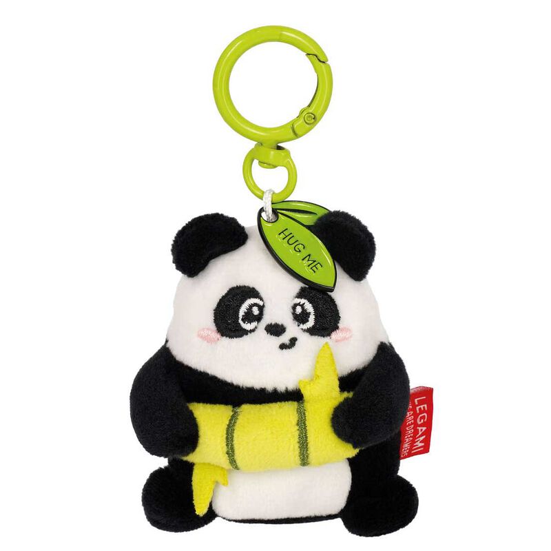 Legami Super Soft! Tiny Plush Key Ring - Panda image number 0