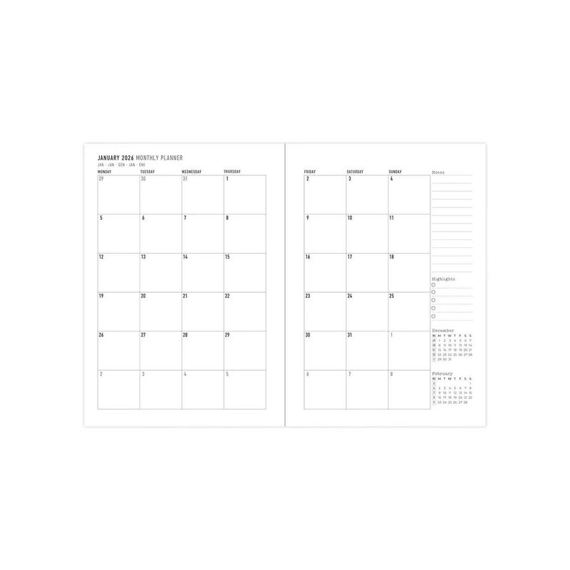 Letts of London Diary La Belle Nature A6 WTV Green 2026 image number 2