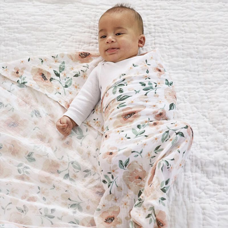 Pottery Barn Kids Muslin Meredith Swaddle Set Of 3 image number 2
