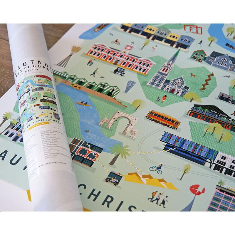 Robertson Creative Otautahi A2 Poster, Rolled In Tube image number 1