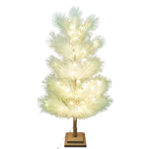 Whisp Tree With 82 LEDs Green 90cm