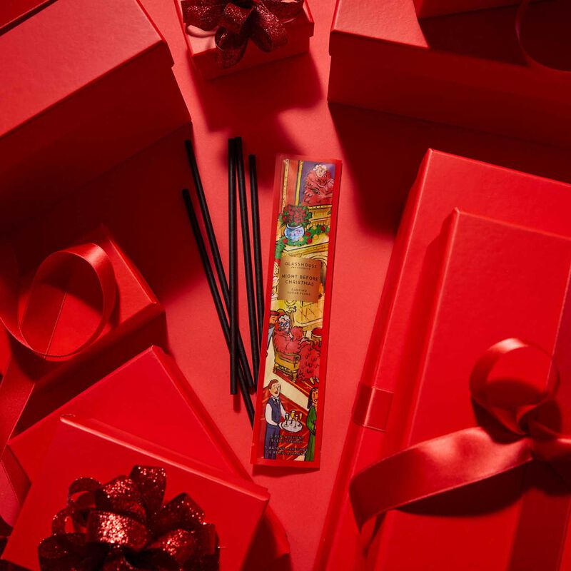 Glasshouse Fragrances 5 Replacement Scent Stems - Night Before Christmas image number 1