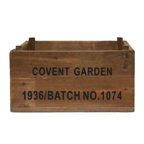French Country Covent Garden Wooden Crate Medium