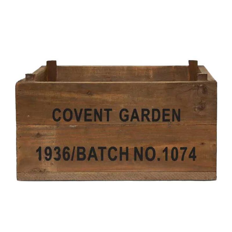 French Country Covent Garden Wooden Crate Medium image number 0