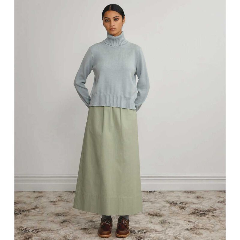 Standard Issue Merino Crop Funnel Neck Jumper image number 5