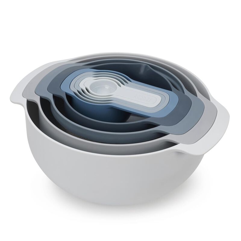 Joseph Joseph Editions Nest 9 Plus 9 Piece Food Preparation Set Sky image number 0