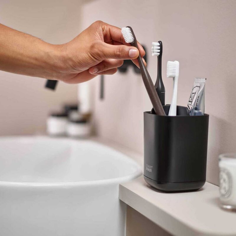 Joseph Joseph Easystore Toothbrush Caddy - Black image number 1
