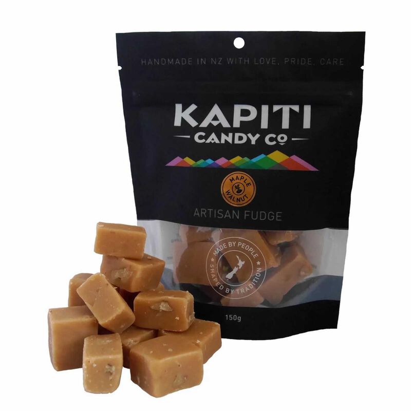 Kapiti Candy Co. Artisan Maple Walnut Fudge 150g image number 0