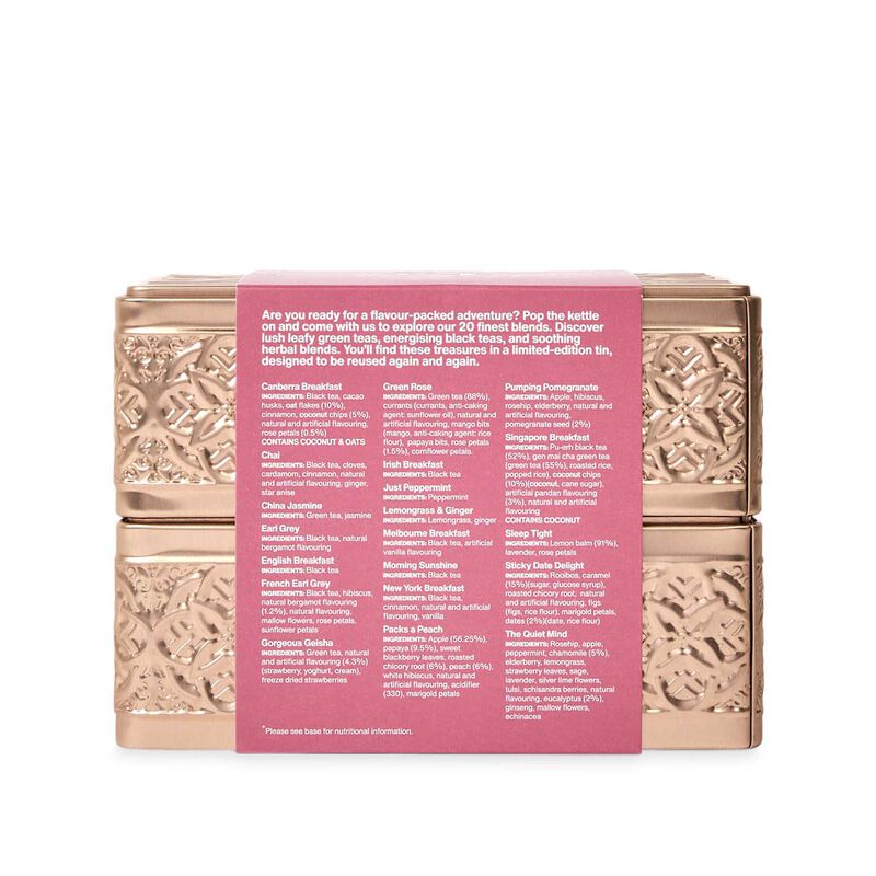 T2 An Assortment for Adventurers 20 Tea Bag Tin image number 3