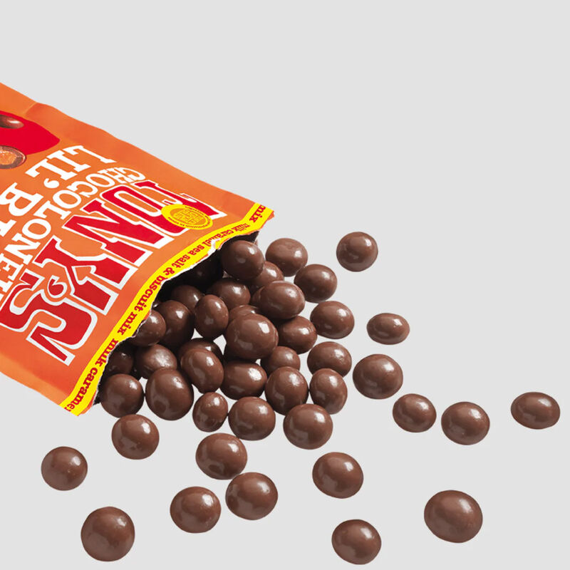 Tony's Chocolonely Lil’ Bits Milk Caramel Sea Salt & Cookie Mix 120g image number 1