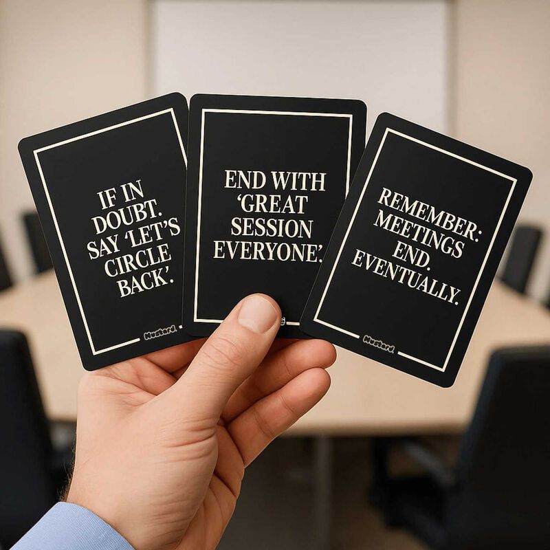 Mustard How to Survive Meetings Cards image number 1