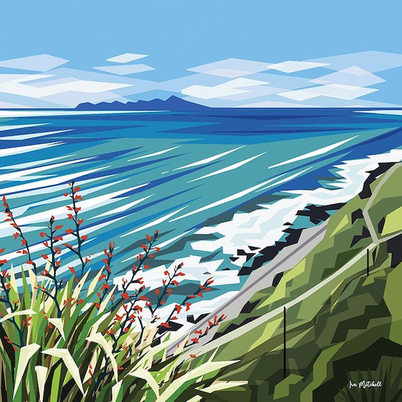 Kapiti Coast by Ira Mitchell Notecard image number 0