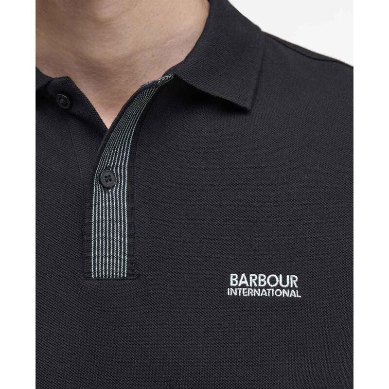 Barbour International Baynes Knit Placket Polo Shirt image number 2