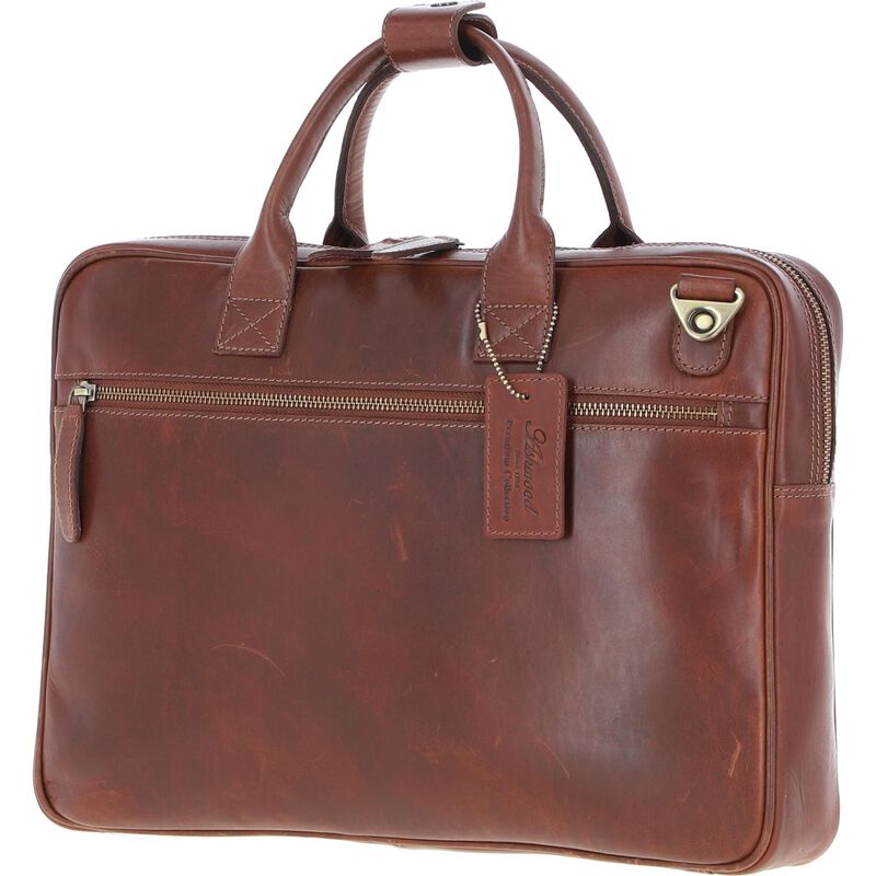 Ashwood Kensington Leather Laptop Bag image number 2