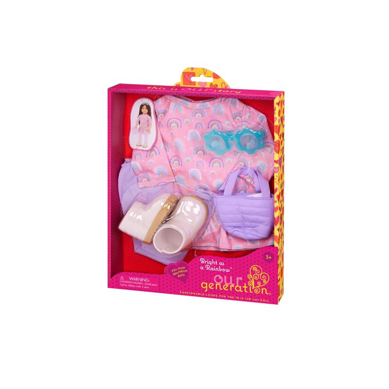 Our Generation Dolls Regular Outfit - Bright As A Rainbow image number 3
