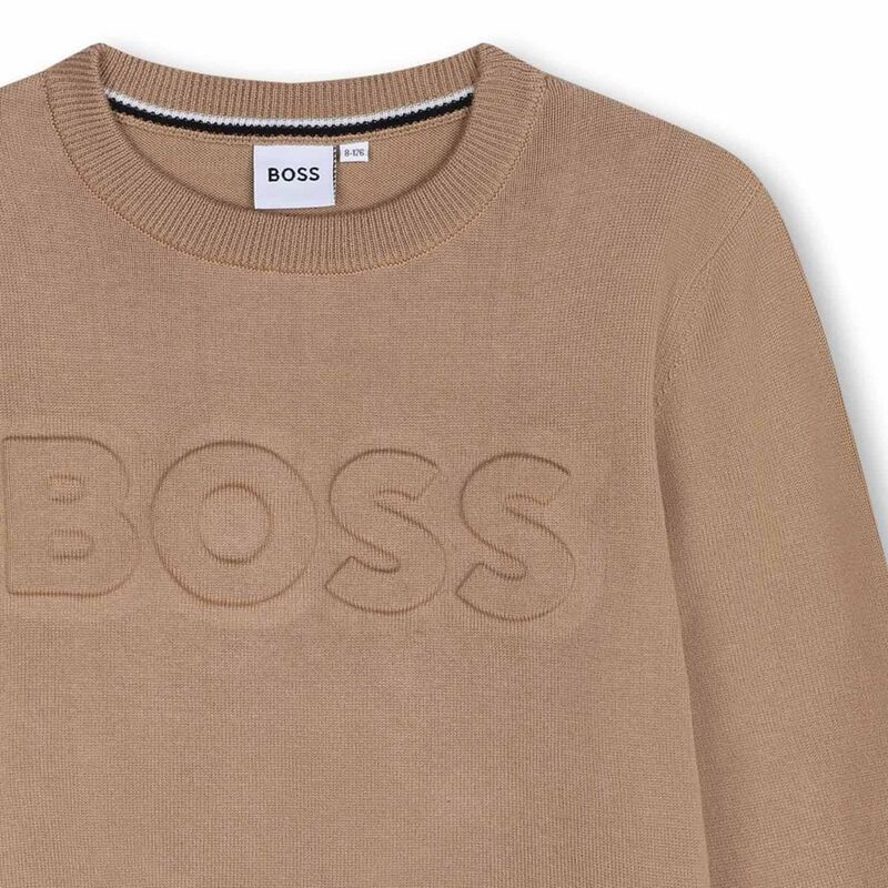 BOSS Knitted Jumper 6Y - 8Y image number 2