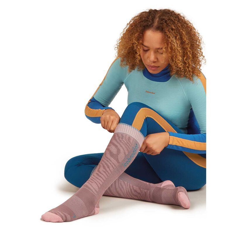 Icebreaker W Merino Blend Ski+ Light OTC Mountain Contour image number 1