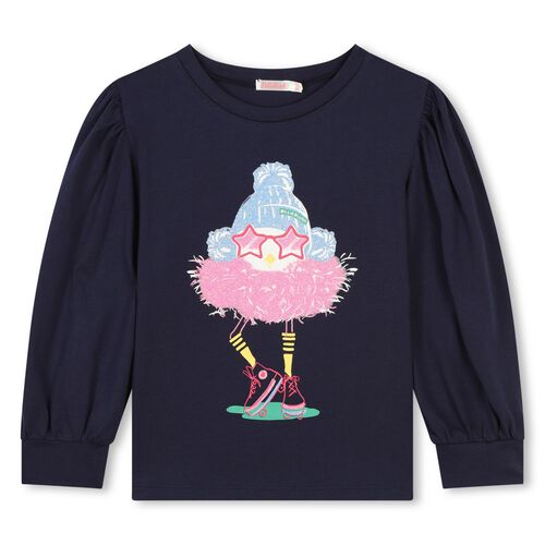 Billieblush LS Fancy Illustration T-Shirt 3Y - 8Y
