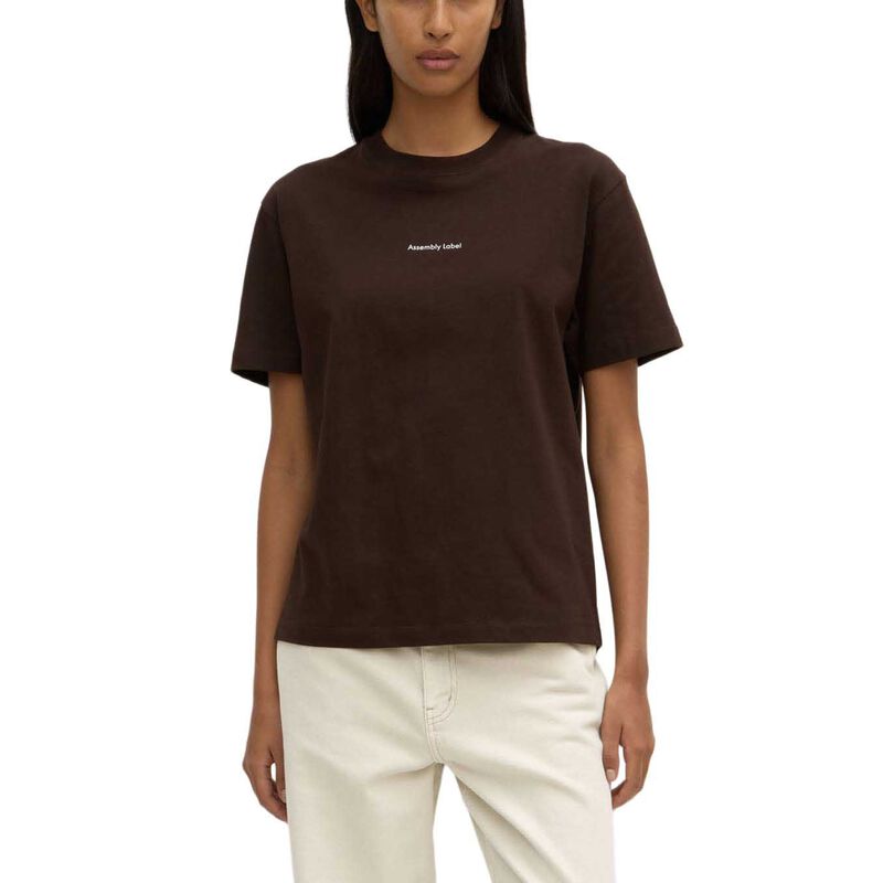 Assembly Label Womens Atelier Logo Tee Ganache image number 0