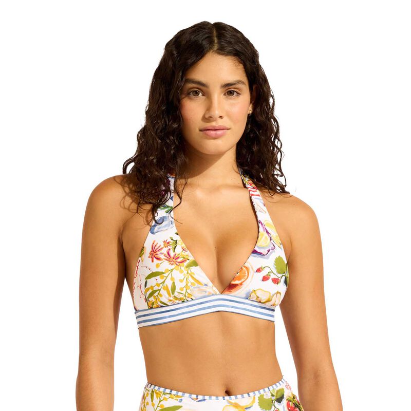 Seafolly Riviera Coast Rev. Multi Fit Longline Tri Bikini Top image number 0