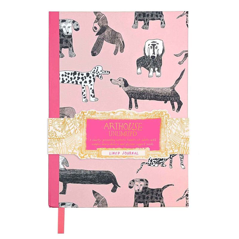 Arthouse Unlimited A5 Chunky Journal - Dogalicious image number 0