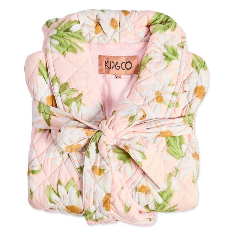 Kip&Co Sweet Daisy Quilted Velvet Robe image number 3