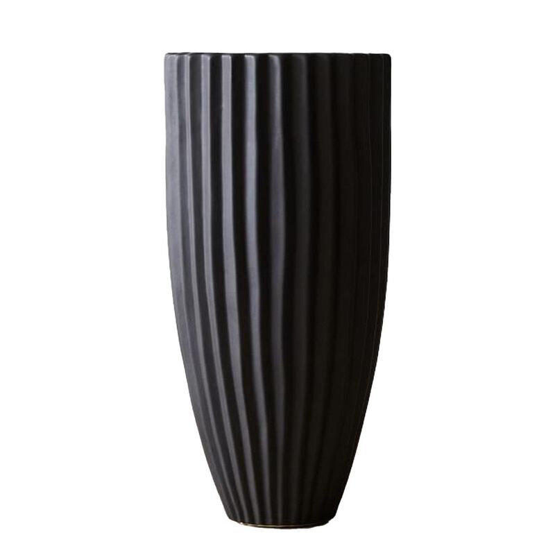 West Elm Sanibel Textured Ceramic Tall Vase image number 0