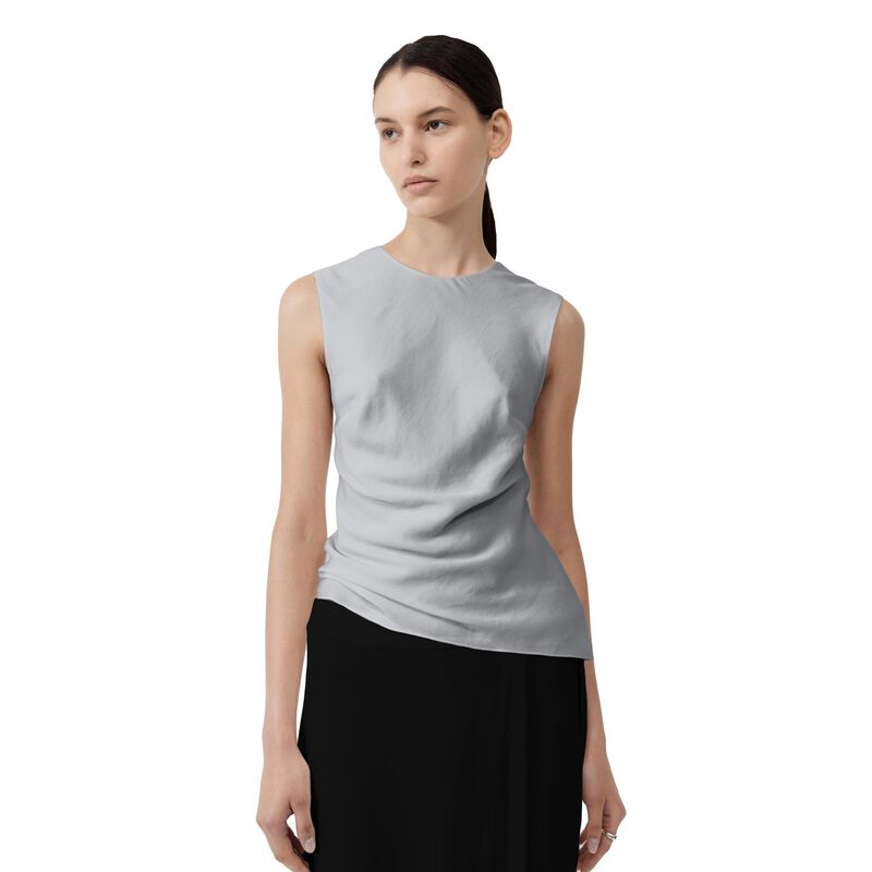 St. Agni Soft Silk Rouleau Tie Top image number 0