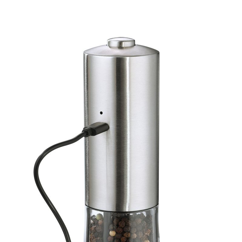 Zassenhaus Gera Electric USB Pepper Mill Stainless Steel image number 2