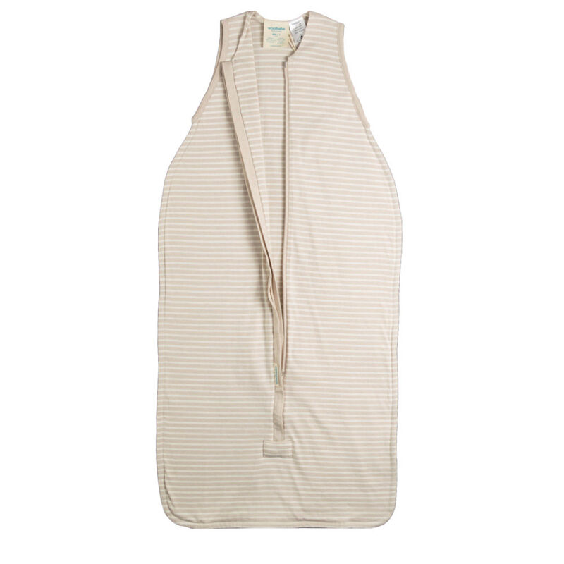 Woolbabe 3 Seasons Front Zip Merino/Organic Cotton Sleeping Bag - Dune image number 1