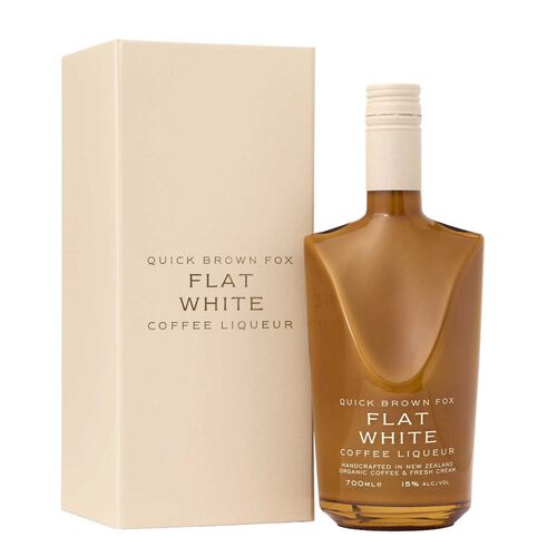 Quick Brown Fox Flat White Cream Liqueur 700ml Gift Boxed