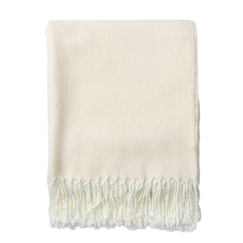 Top Drawer Chevron Throw 150x200cm Natural