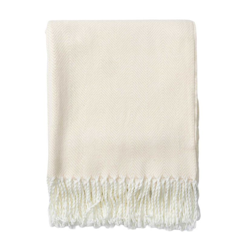 Top Drawer Chevron Throw 150x200cm Natural image number 0