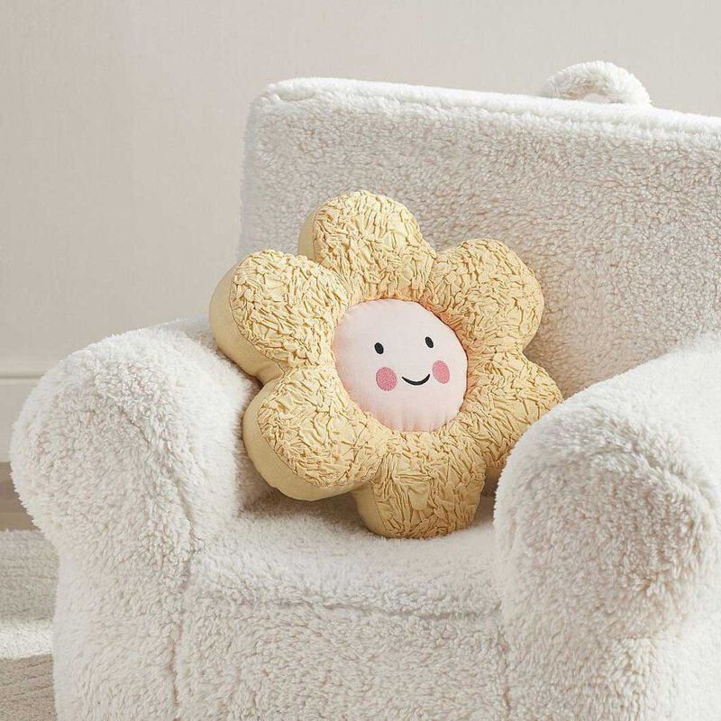 Pottery Barn Kids Daisy Face Pillow image number 0
