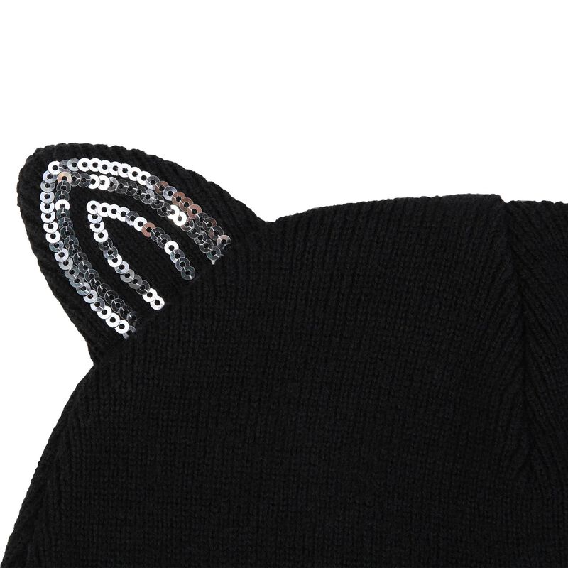 Karl Lagerfeld Knit Beanie With Cat Ears T2 - T4 image number 2