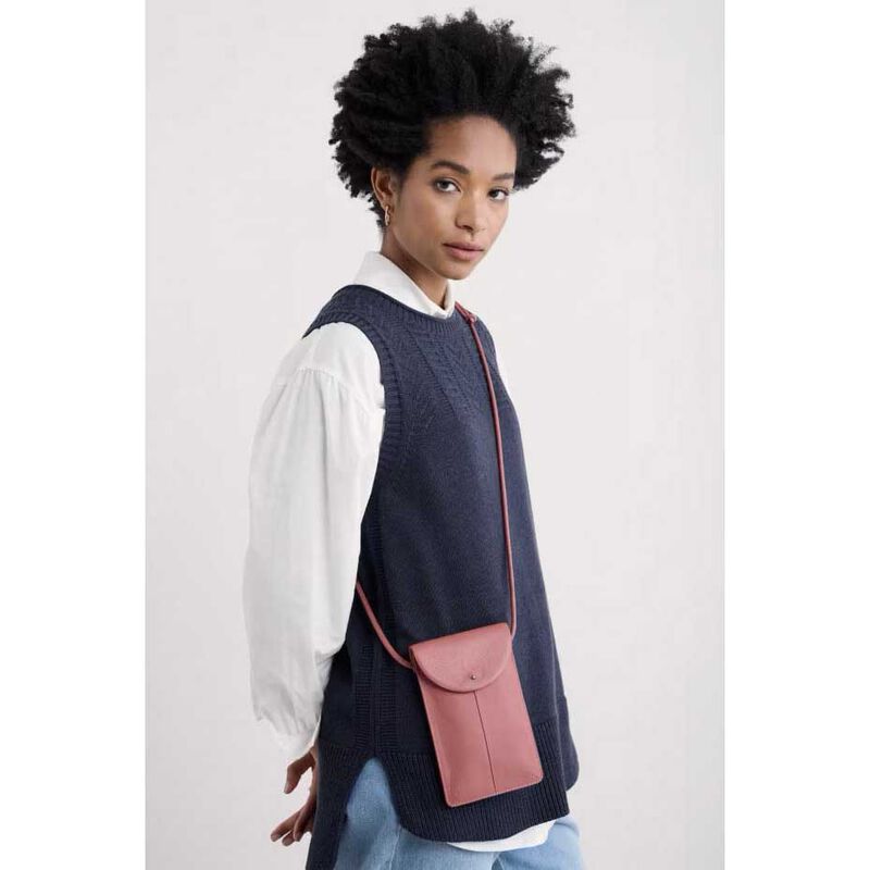 Seasalt Cornwall Fen Phone Sling Rose Dew image number 1