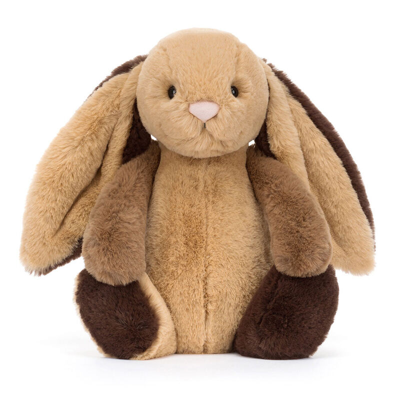 Jellycat Bashful Patchwork Brown Bunny Original image number 3