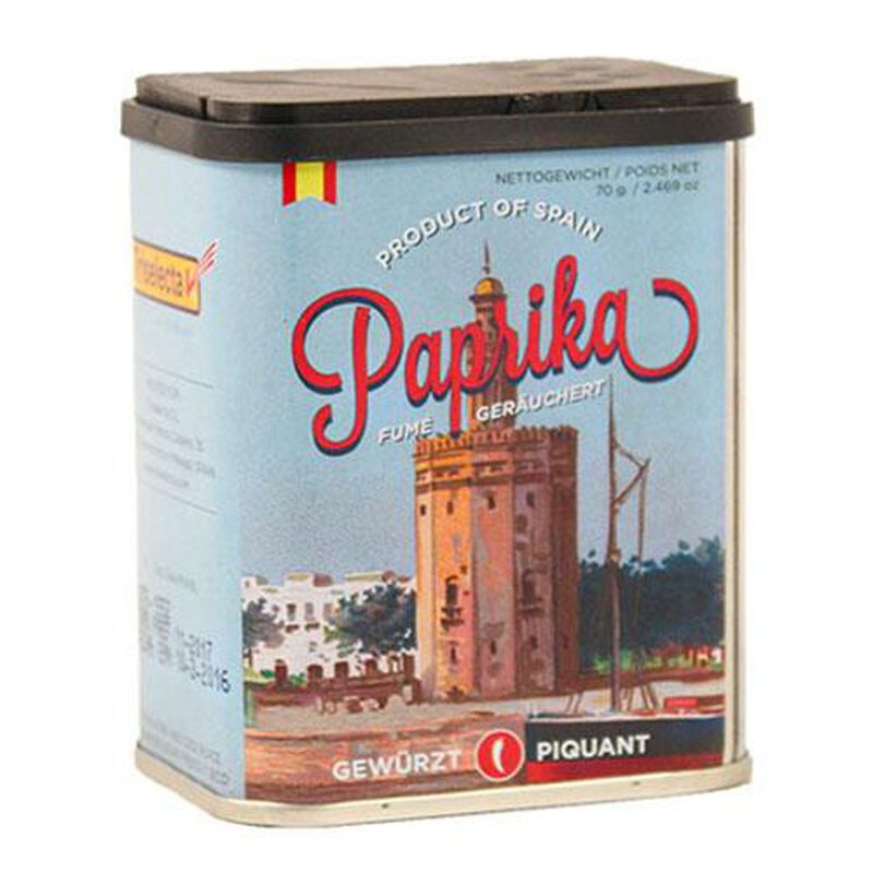 Paprika Smoked Hot DOP Triselecta 70g Tin image number 0